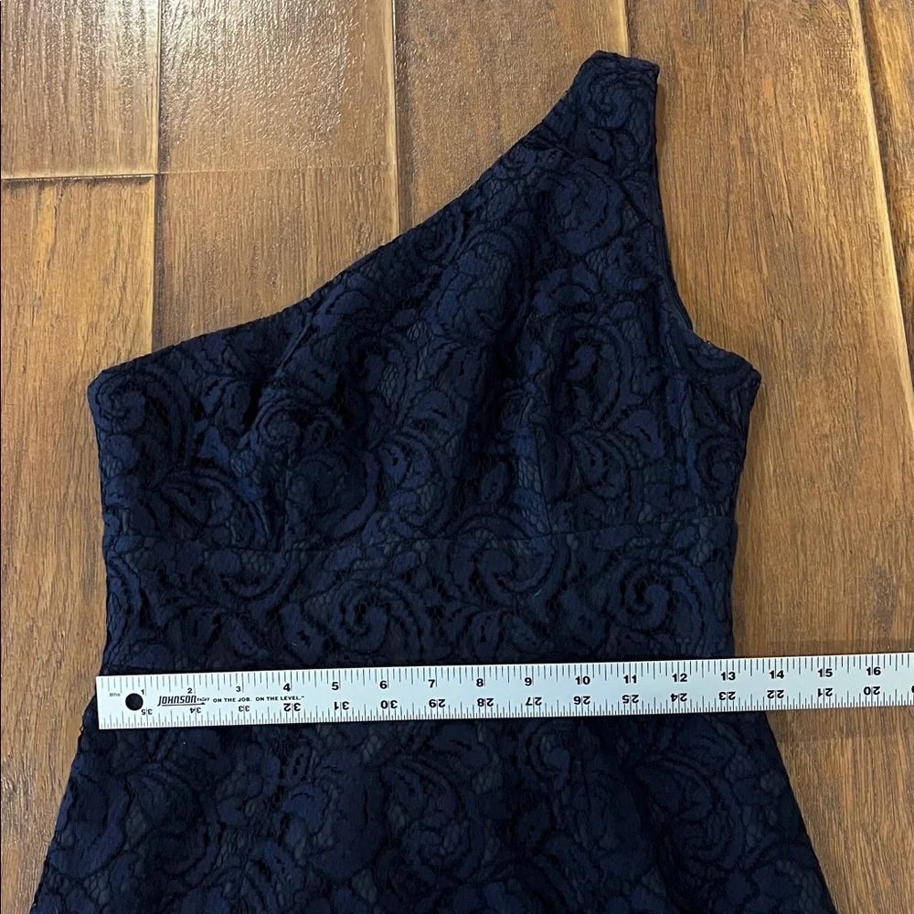 J.Crew Alexa navy dress in Leavers lace size 4